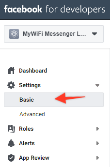 where is settings icon in facebook messenger